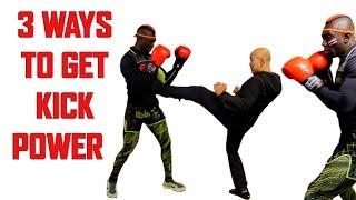 3 Ways to get Kick Power | Kickboxing Self Defence