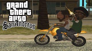 GTA San Andreas BIG HEADS & PITCH SHIFTER Speedrun