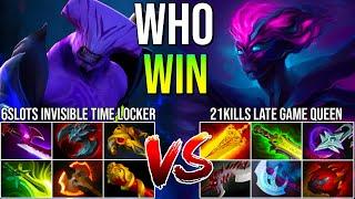 AMAZING HARD CARRY Battle Between 6Slots Faceless Void vs Late Game Queen Spectre | Who's The BEST?