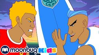 SUPA STRIKAS - S03 E33 - Super League Under the Sea | Football Cartoon | MOONBUG KIDS - Superheroes