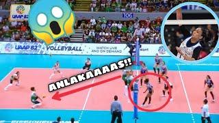 TOP 10 TREMENDOUS DOWN- THE LINE HIT | WOMEN'S VOLLEYBALL • UAAP SEASON 82