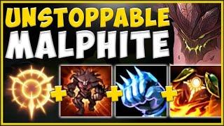 WTF RIOT! WHAT IS THE COUNTER TO THIS MALPHITE BUILD?? MALPHITE TOP GAMEPLAY! - League of Legends