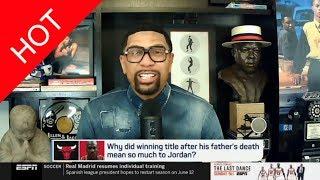 [FULL] Jalen Rose "reacts to" Why did winning title after his father's death mean so much to Jordan?