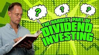 THE HARD PART OF DIVIDEND STOCK INVESTING (During The 2020 Crash)