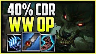 NEW 40% CDR Warwick Build is BEST - Warwick Commentary Guide - League of Legends