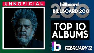 Early Mid-Week Predictions! Billboard 200 Albums Top 10 (February 12th, 2022) Countdown