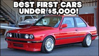 Top 10 BEST FIRST CARS UNDER $5,000!