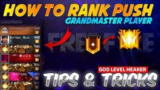 Gold To Grandmaster Rank Push Tips And Tricks In Freefire - Bhui Gaming