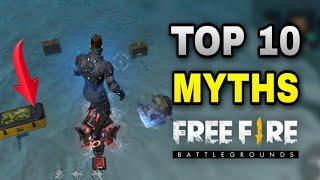 Top 10 Mythbusters in GARENA FREE FIRE - Interesting Facts