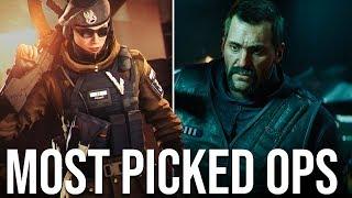 Top 10 Most Played Operators in Rainbow Six Siege (Highest Pick Rate)