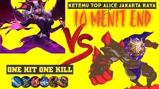 HYPER ALDOUS KETEMU TOP ALICE JAKARTA RAYA || 10 MENIT END | MORRRENA gaming