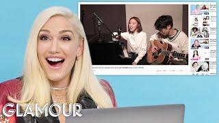 Gwen Stefani Watches Fan Covers on YouTube | Glamour