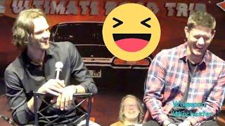 A Fan To Jared Padalecki 'You Look Really Good For Your Age' & Jensen LOSES IT! VegasCon 2020