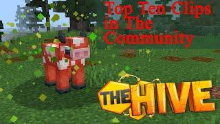 Top Ten Minecraft Survival Games Clips In The Community (Hive Bedrock Edition)