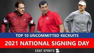 2021 Recruiting: Predicting Top 10 Uncommitted Recruits Decisions - Ft. Korey Foreman & Emeka Egbuka