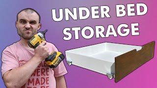 How To Make Under Bed Drawers - The Average Joe Way!