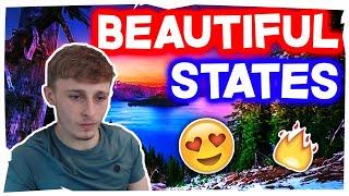 British Guy Reacts to Top 10 MOST BEAUTIFUL STATES in America
