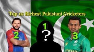 Top 10 Richest Pakistani Cricketers, based on the income and bank balance