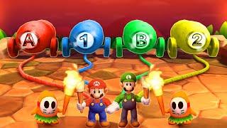 Mario Party The Top 100 MiniGames - Mario Vs Luigi Vs Yoshi Vs Waluigi (Master Cpu)