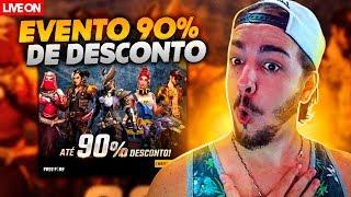 EVENTO DESCONTO? WEEDZAO FREE FIRE AO VIVO!! #230K INSCRITOS