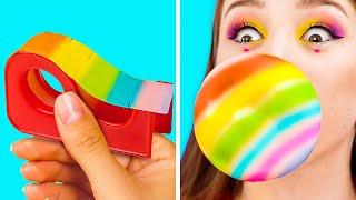 HOW TO SNEAK FOOD IN CLASS? || Funny Back To School Hacks by 123 GO! GOLD
