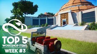 Jurassic Park Visitor Centre In PLANET ZOO!? | Planet Zoo Top 5 Workshop Items - Week #3