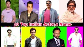 Top 10 Indian actor,s Name/Master information Show