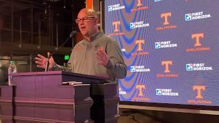 Jeremy Pruitt discusses Tennessee's 2020 early signing class