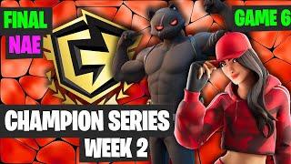 Fortnite FNCS Week 2 DUO NAE FINAL Game 6 Highlights - Fortnite Champion Series