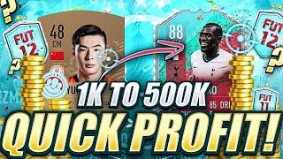 FIFA 20 - HOW TO TRADE FROM 1K-500K COINS QUICKLY! STEP BY STEP! (BEST TRADING METHODS & TIPS)