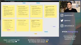 Brainstorming ideas for #10kdesigners in Figma | LIVE Design Process