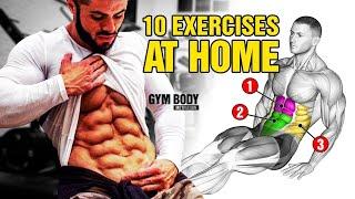 Top 10 exercises for abs in a month at home 