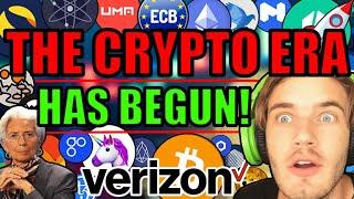 PewDiePie Promotes Ethereum! Verizon Adding Blockchain! ECB Creating PERFECT Backdrop For Bitcoin!