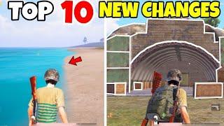 Top 10 NEW Changes in The New Erangel 2.0 in PUBG Mobile • PUBG MOBILE