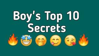 boys top 10 secret 