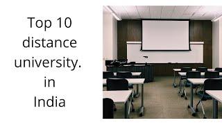 Top 10 distance education university in India. best distance education university in india