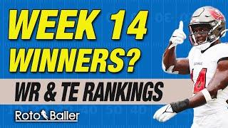 Fantasy Football Rankings Week 14 - Top Wide Receiver, Tight End Rankings