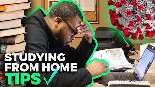 Studying From Home Tips | Study With Me (20mins w/music)