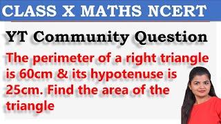 Question-1 asked by students on community | Class 10 CBSE Maths @MathsTeacher​