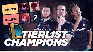 TIER LIST LEAGUE OF LEGENDS ► CHAMPIONS SOLOQ