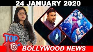 Top 10 Bollywood News | 24th Jan 2020  |  Shahrukh Khan , Panga, Street Dancer 3D, Rohit Shetty