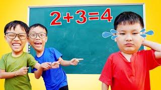 Top 10 Kids Learn Math at School (⑫ - ❽ = ➉ ) ✅ Test Math and Numbers for Kids Exam HCN Go School