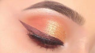 GLITTERY EYE MAKEUP LOOK FOR PARTY || SIMPLE AND EASY EYE MAKEUP TUTORIAL || LEARNING WITH SHILPA