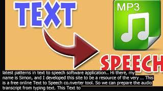 Co.nvert text to speech microsoft texttospeech tts is the ability of your computer to play