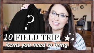 TOP 10 Field Trip Items | What's in My Field Trip Bag