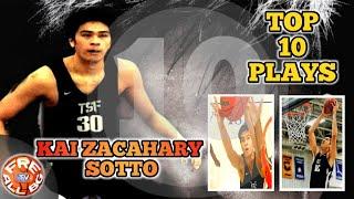 Kai Sotto's TOP 10 plays! | Close to being an ALL AROUND player | TREMENDOUS Skillset | AMAZING KAI!