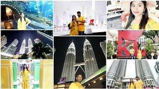 Malaysia Twin Towers అధ్బుతమైన Night view మిస్ కాకుండా చుడండి|Kuala Lumpur Tour|Under Water Aquarium