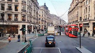 London Bus Ride 2020 | Big Ben, Trafalgar Square, Regent Street