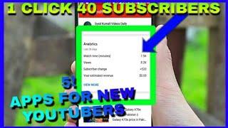 TOP 5 APPS FOR NEW YOUTUBERS IN 2020 || APPS FOR YOUTUBERS IN 2020