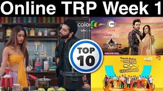 Online TRP of Week 1 | TRP of this Week | Top 10 SHOWS